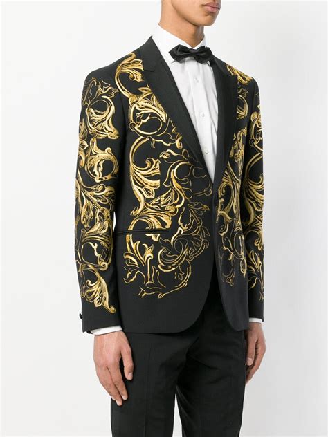 versace blazer mens|versace men's suits price.